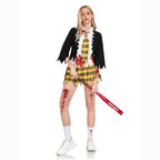 College Vampire Outfit Horror Zombie Student Uniform Party Women Halloween - Azufun