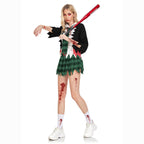 College Vampire Outfit Horror Zombie Student Uniform Party Women Halloween - Azufun