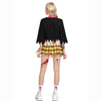 College Vampire Outfit Horror Zombie Student Uniform Party Women Halloween - Azufun