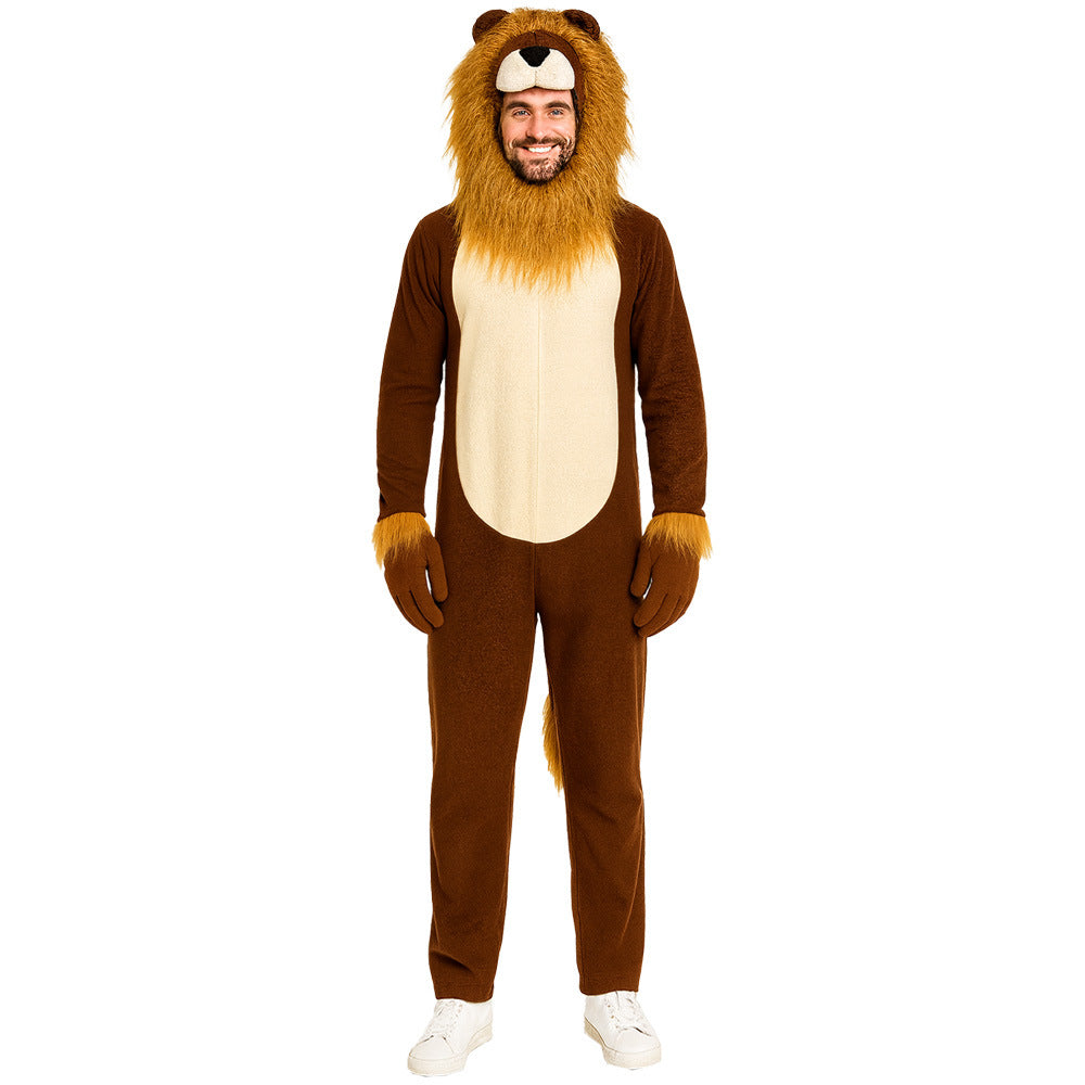 Lion Stage Animal Costume Party Halloween Adult - Azufun