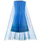 Girls Trolls World Tour Costume Princess Poppy Dress Set - Azufun