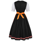 German Oktoberfest Bavarian Nation Costume Overalls Set Halloween Carnival Outfit - Azufun