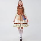 Little Red Riding Hood Halloween Dress Costume Maid Stage Suit - Azufun