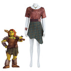 Shrek 5 Fiona Orc Cosplay Costume Halloween Dress Outfits for Women - Azufun