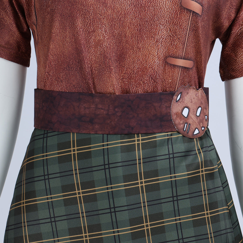 Shrek 5 Fiona Orc Cosplay Costume Halloween Dress Outfits for Women - Azufun