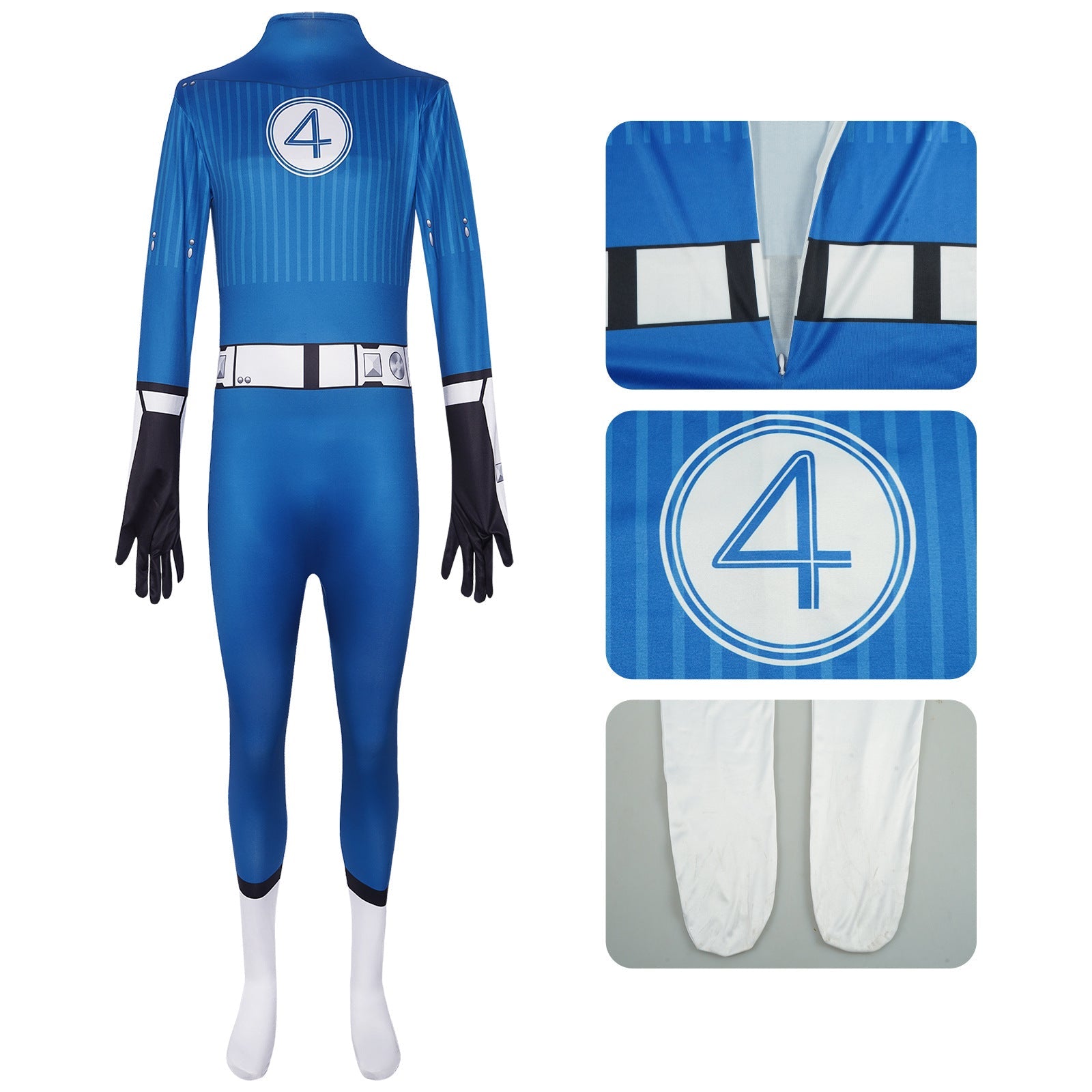 The Fantastic Four First Steps Thing Jumpsuit Cosplay Costume - Azufun