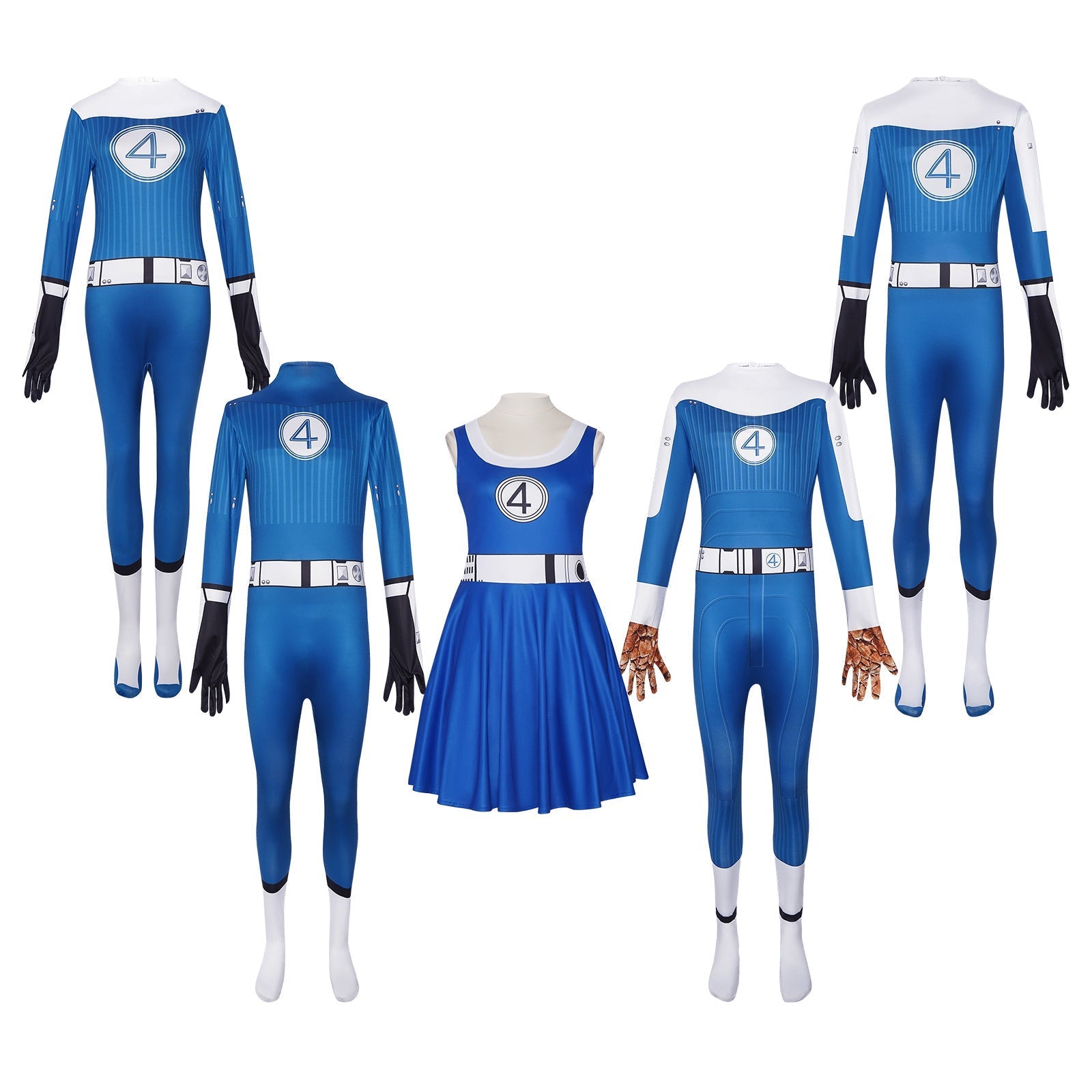 The Fantastic Four First Steps Thing Jumpsuit Cosplay Costume - Azufun
