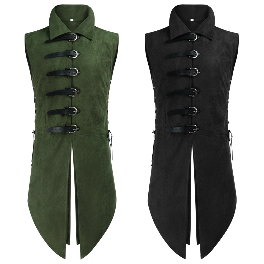 The Hobbit Elf King Vest Halloween Renaissance Cosplay Costume - Azufun