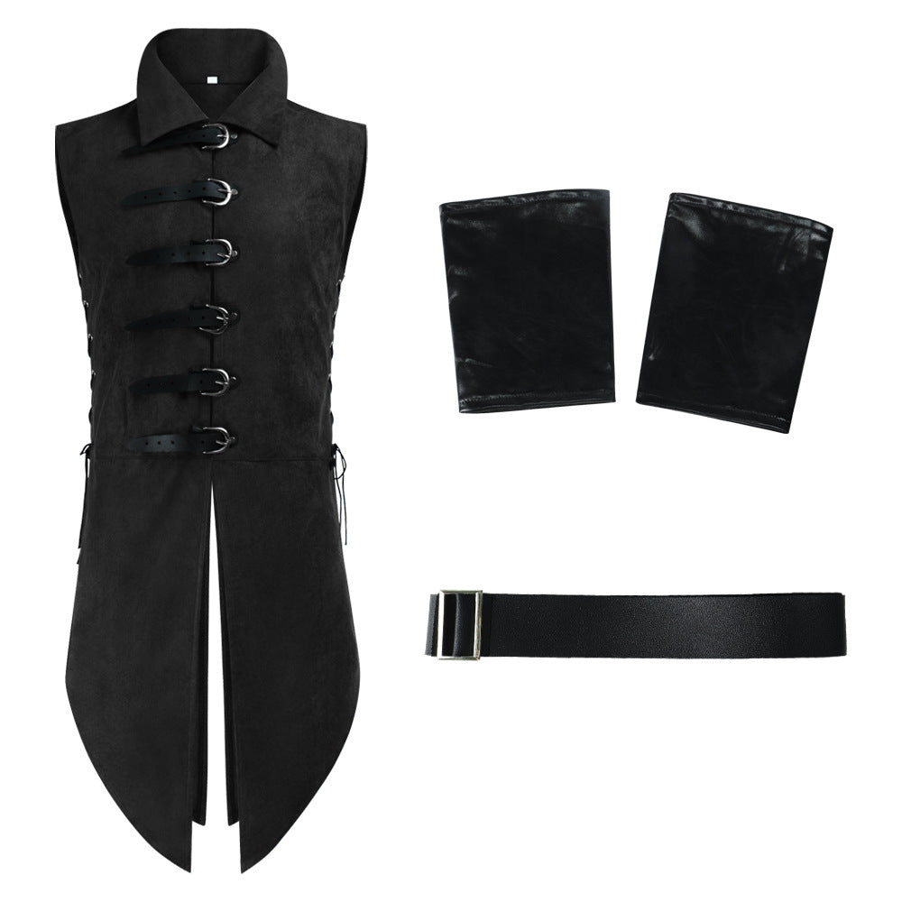 The Hobbit Elf King Vest Halloween Renaissance Cosplay Costume - Azufun