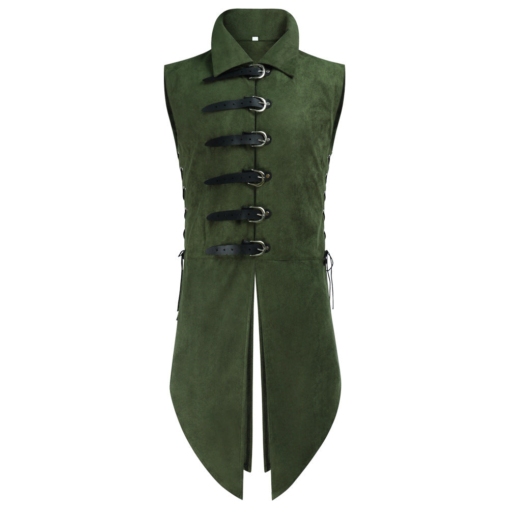 The Hobbit Elf King Vest Halloween Renaissance Cosplay Costume - Azufun