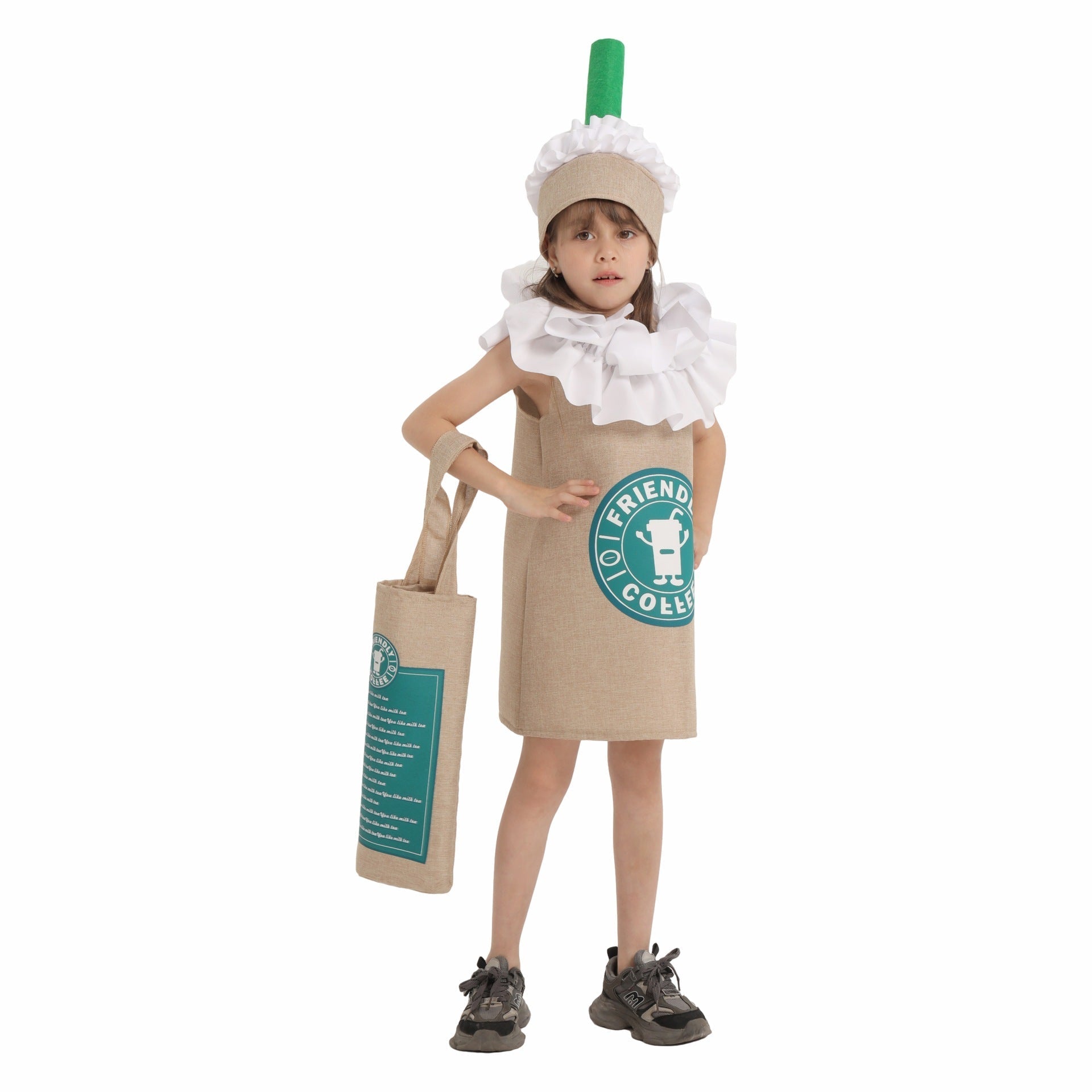 Frappuccino Coffee Costume - Kids - Azufun