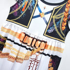 K-pop Demon Hunters RUMI MIRA ZOEY Costume Dress Full Set Kids Girls - Azufun