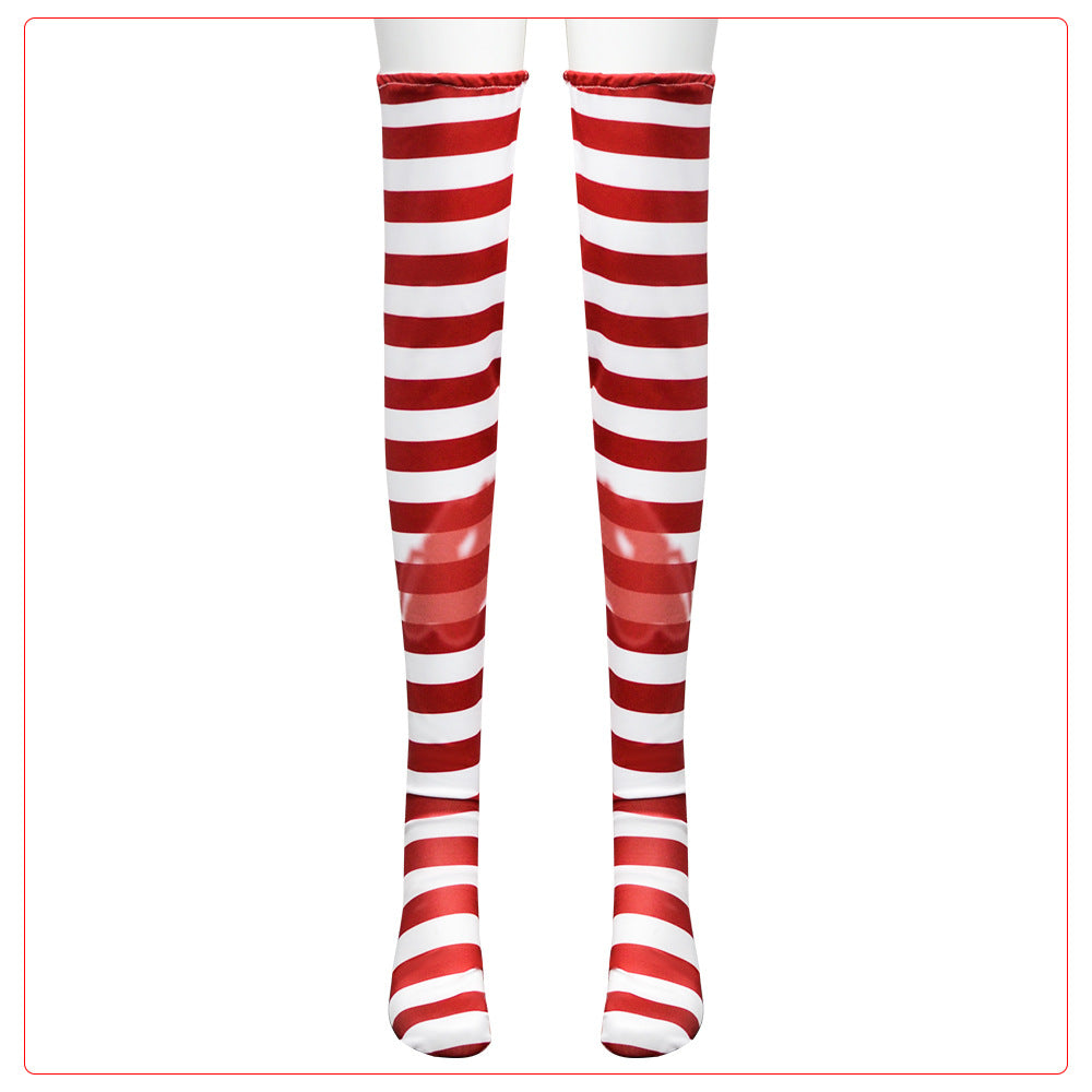 McDonald's Uncle Halloween Clown Costume Carnival Day Cosplay Jumpsuit Set Nightclub For Women Girl - Azufun