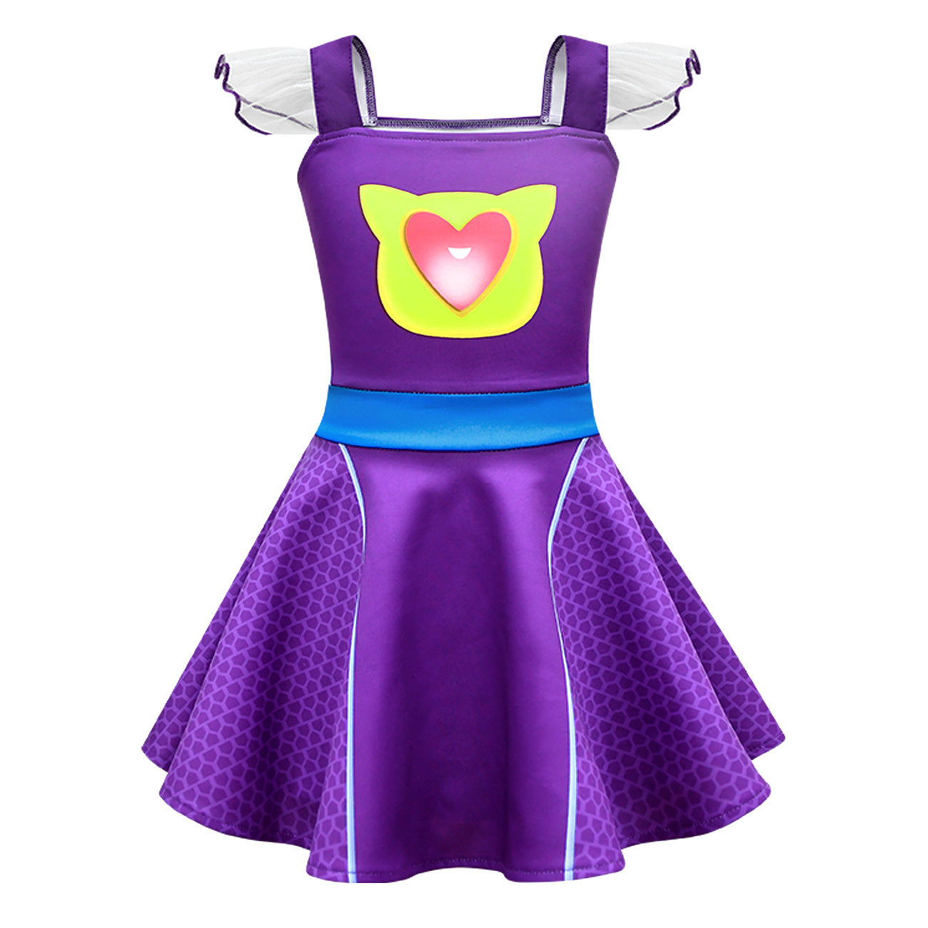 SuperKitties Sparks Buddy Light Up Costume Princess Dresses For Kids Girl - Azufun