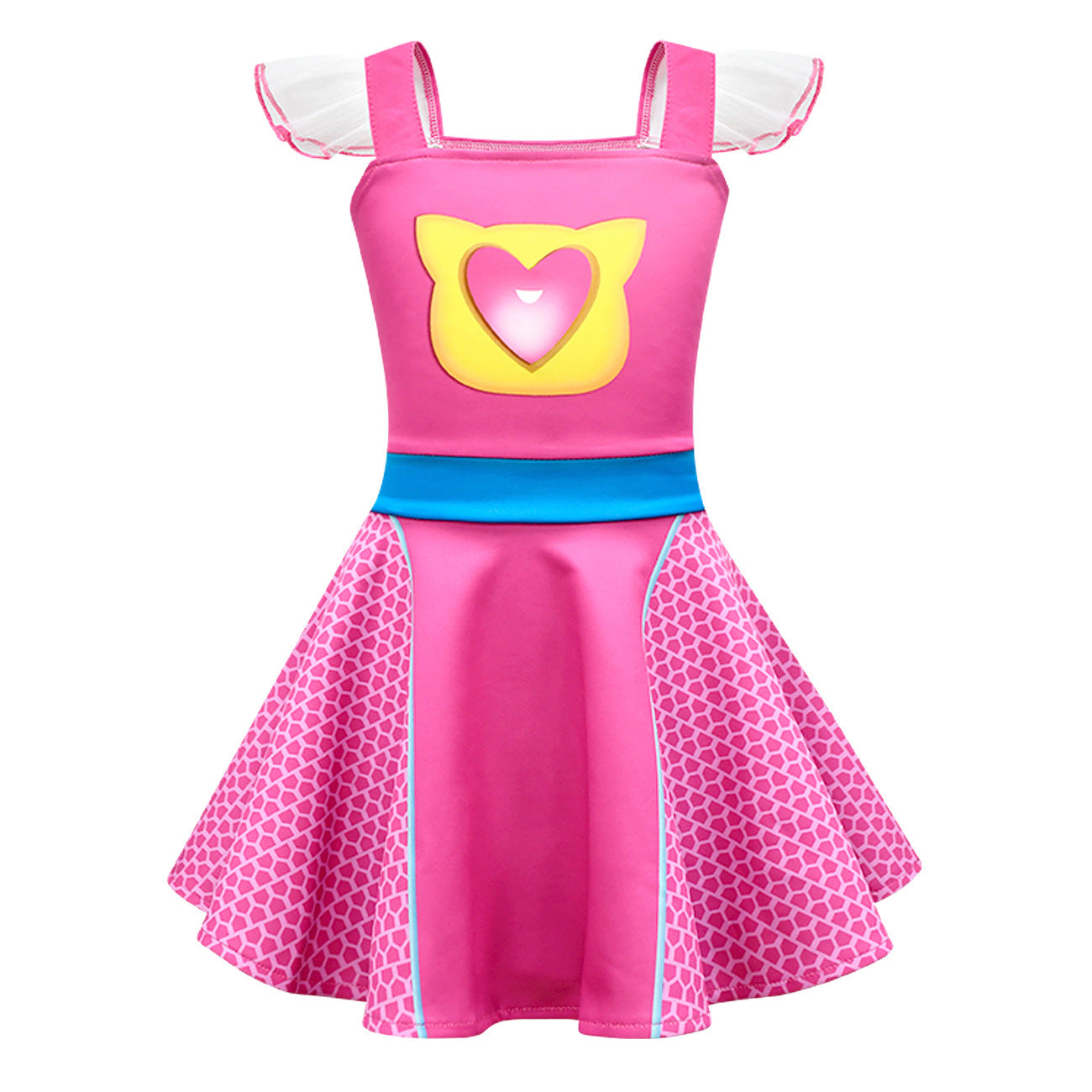 SuperKitties Sparks Buddy Light Up Costume Princess Dresses For Kids Girl - Azufun