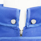 Medieval Costume dress tuxedo women's lapel irregular hem retro long top - Azufun