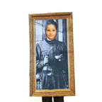 Funny spoof murals Costume Mona Lisa French girl Einstein Marie Curie King Queen Victoria Knight - Azufun