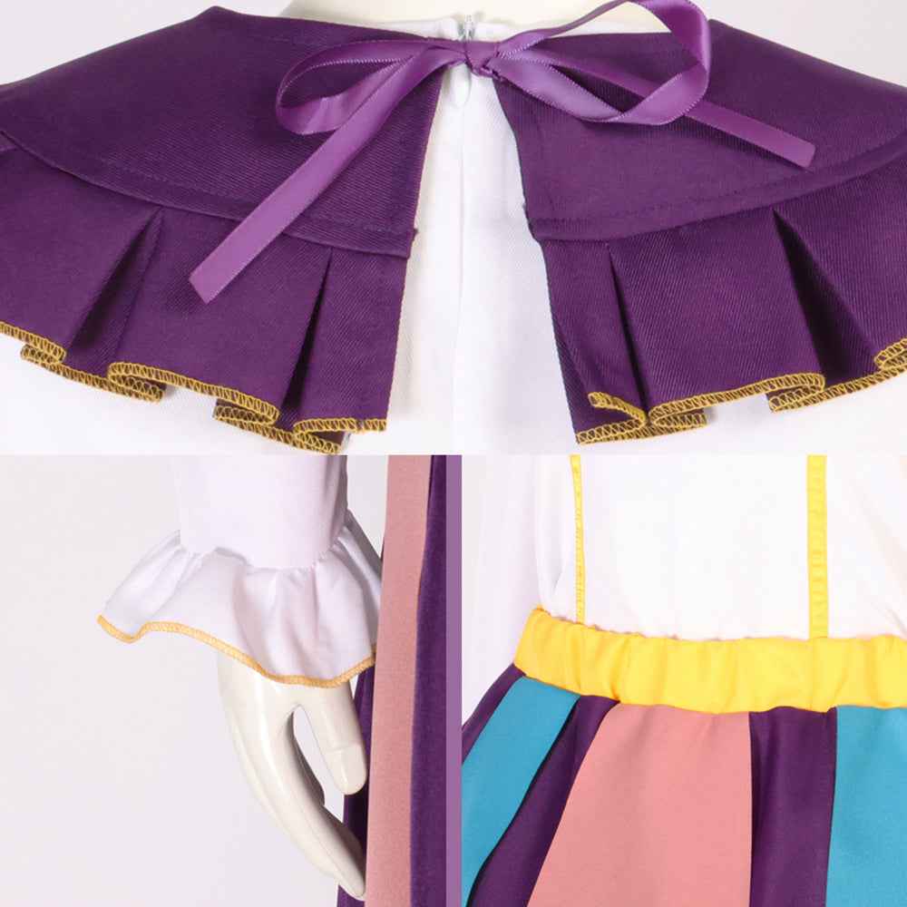 Girls Mrs. Potts Costume Hat Beauty and Beast Teapot Dress Suit Halloween