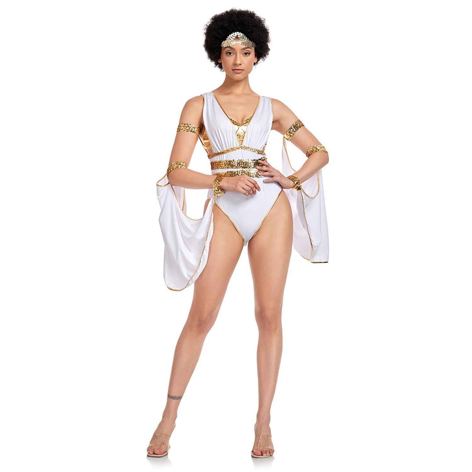Egyptian Cleopatra Dress You're A Goddess Halloween Costume