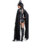 Bull Horn Maleficent Masquerade Costume Halloween Witch Women