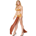 Leia Costumes Princess Slave Queen Dress Star Wars Cosplay Halloween