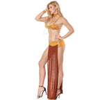 Leia Costumes Princess Slave Queen Dress Star Wars Cosplay Halloween