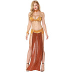 Leia Costumes Princess Slave Queen Dress Star Wars Cosplay Halloween