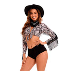 Western Vintage Themed IT'S HIGH NOON Cowgirl Costume