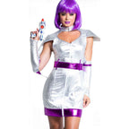 Astronaut Elf Party Dress Costumes For Women