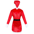 Women Christmas Costume Tuxedo Dress and Jumpsuit Costume Set