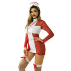 Nurse Lace Dress Uniform Costume for Women