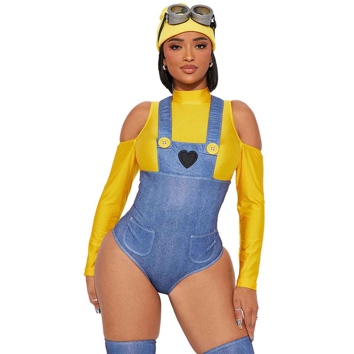 Despicable Me Minions Character Costumes Suit Nightclub For Women