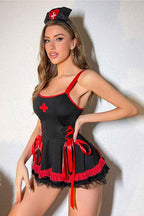 Ravishing Nurse Uniform Costume Dress