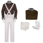 Charlie and the Chocolate Factory Clown Cosplay Costume Carnival Suit