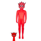 Sprunki Incredibox Costume Jumpsuit Bodysuit Halloween Kids Adult