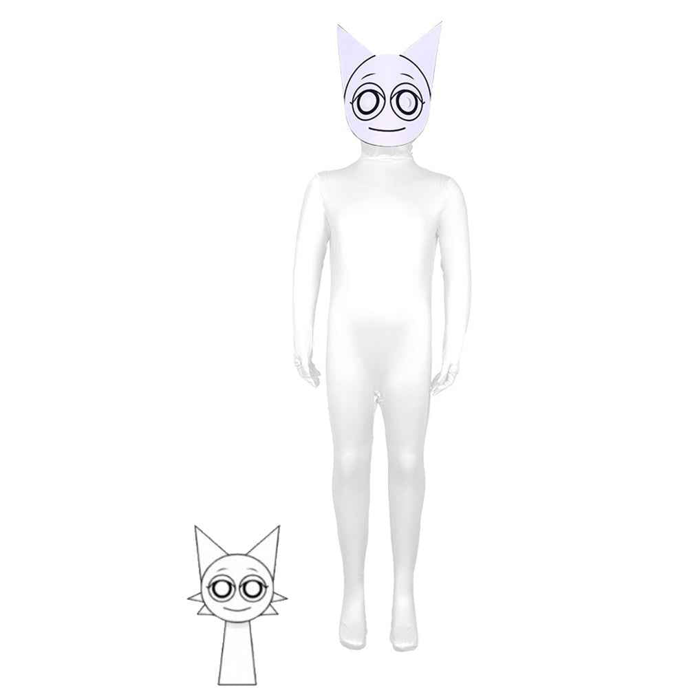 Sprunki Incredibox Costume Jumpsuit Bodysuit Halloween Kids Adult