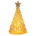 LED Christmas Tree Lights Christmas Table Ornaments Crystal Chandeliers