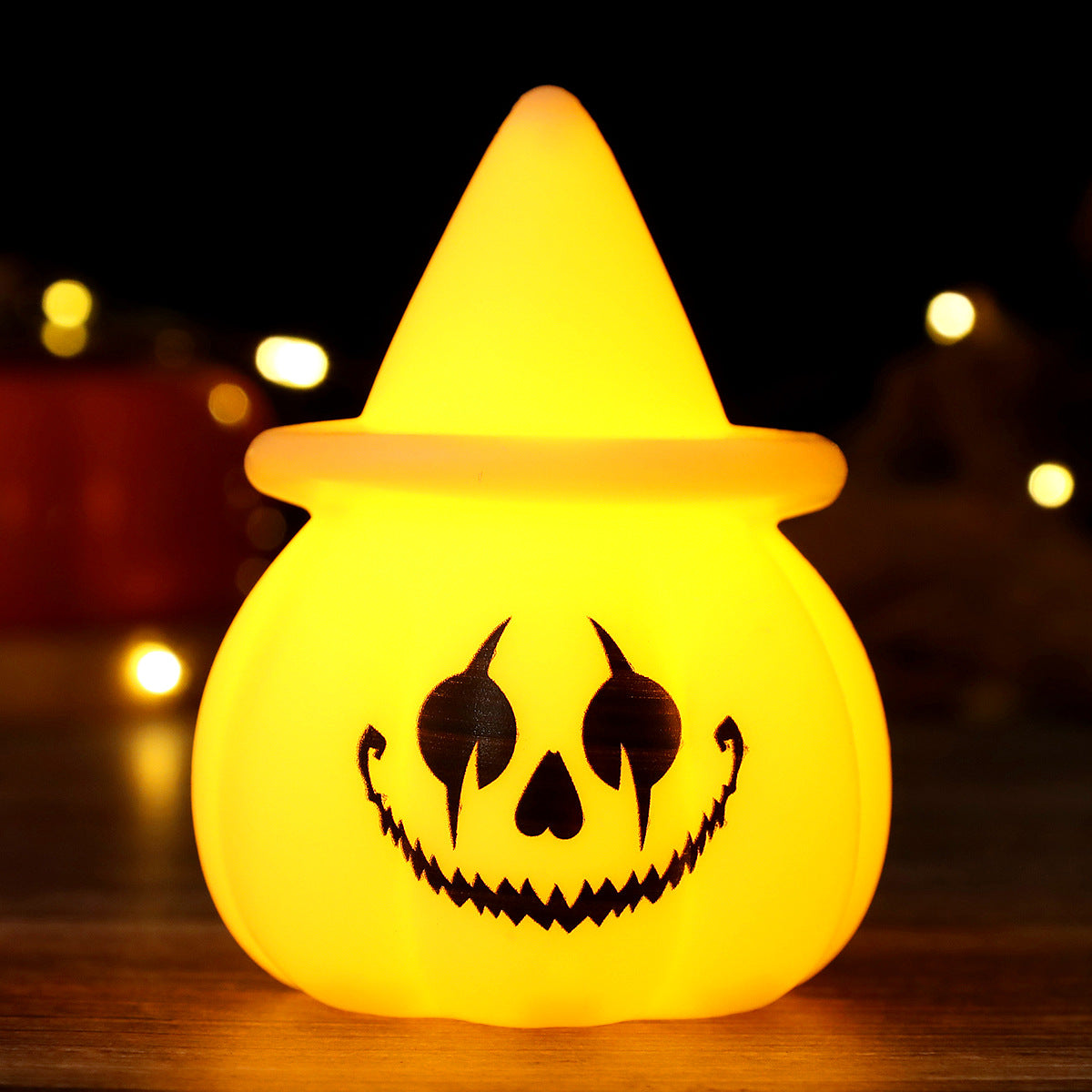Electronic Pumpkin Lantern Halloween Party Decorative Ornament
