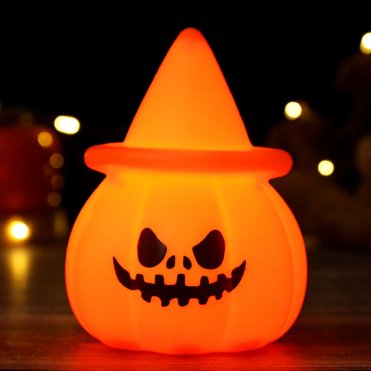 Electronic Pumpkin Lantern Halloween Party Decorative Ornament