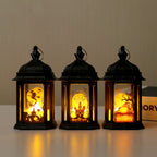 Portable Lantern Halloween Decorations LED Wind Lantern Ornaments