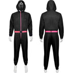 Black Guard Game Costume Squid Adult Halloween