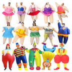 Ballerina Clown Ireland Hula funny Inflatable Costume suit Halloween