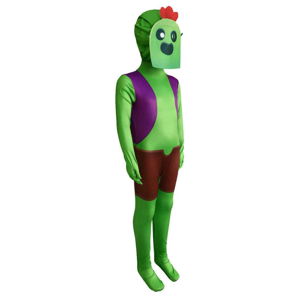 Brawl Stars Spike Leon Crow Costume Cosplay Halloween