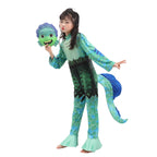 Kids Luca Alberto Sea monster Costume with Mask Halloween