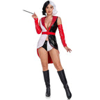 One Hundred and One Dalmatians Cruella De Vil Costume Dress Halloween