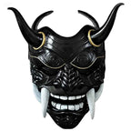 Oni mask Red Black Japanese Hannya Cosplay Halloween