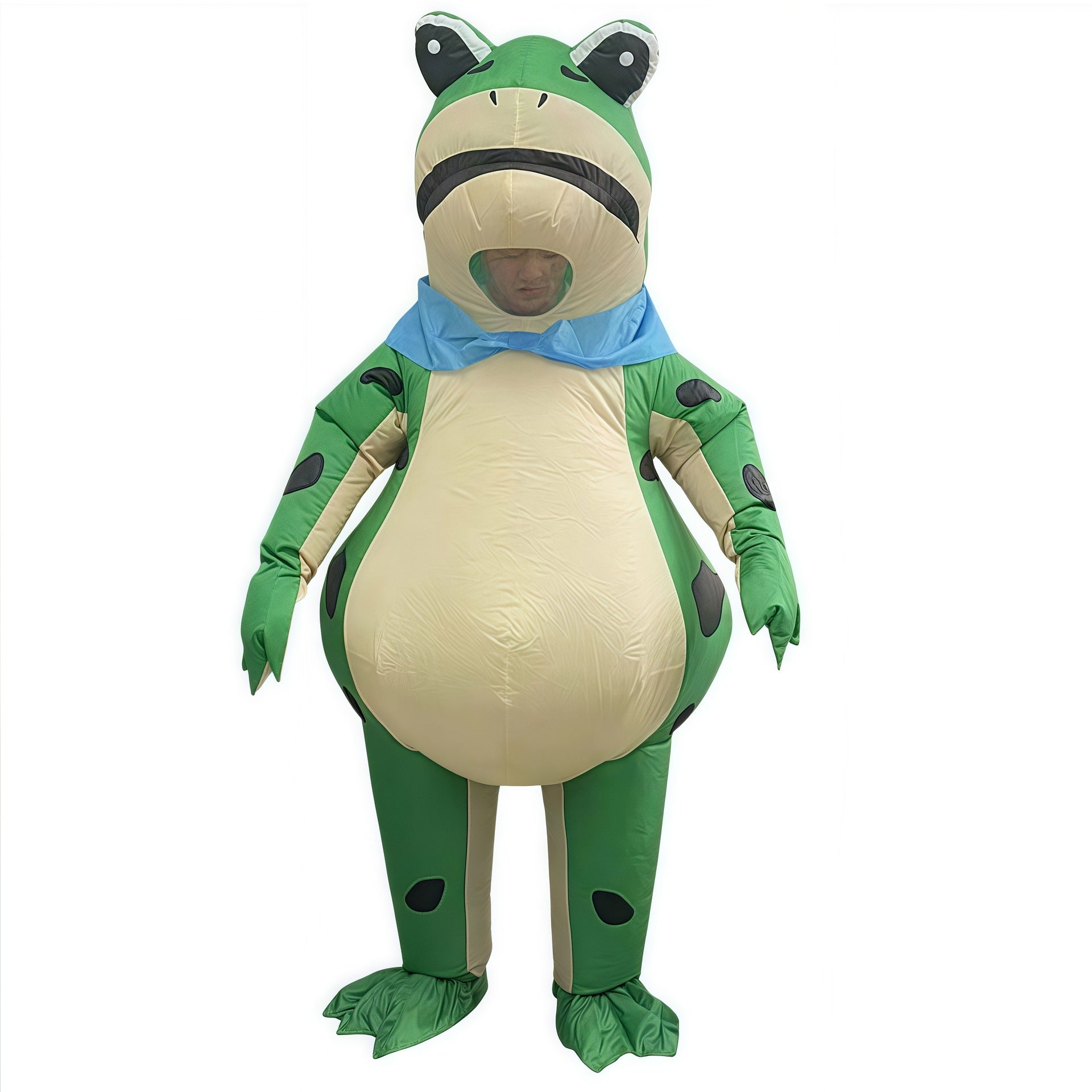 Inflatable Frog Costume Green and Red Halloween