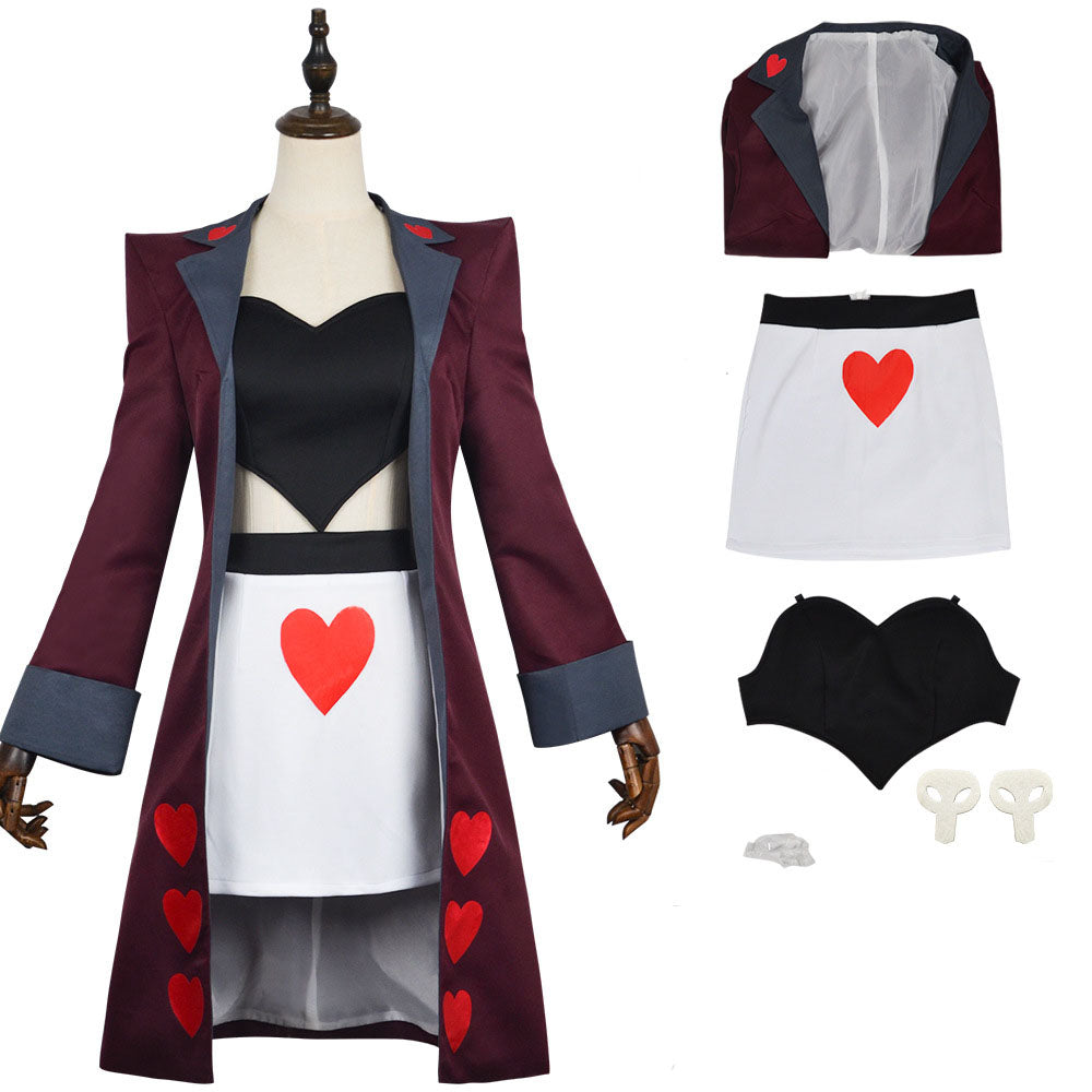 Hazbin Hotel Velvet Cosplay Costume Outfits Carnival Suit
