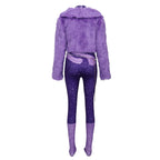 Zootopia 2 Gazelle Superstar Costume Purple Jumpsuit Cosplay Carnival Suit