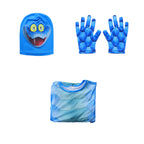 Zootopia 2 Gary Kids Costume Blue Scale Jumpsuit with Hood Cosplay Carnival
